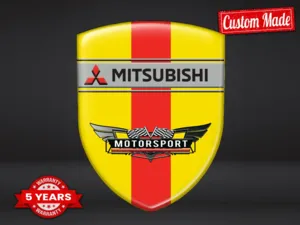 Mitsubishi Decalcomanie Vetri Auto su Misura Eleganti Regolabili